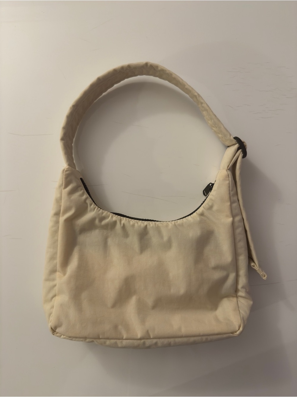Baggu Mini Nylon Shoulder Bag Cream